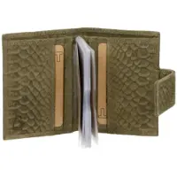 Dstrct - Cardholder kaki Leer | Maat 1