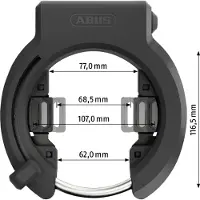 ABUS 6950m Am Nr Bk Xplus Frameslot Voor Fietsen