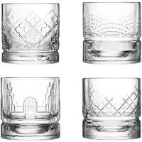 La Rochère Dandy whiskeyglas 4-delig Transparant