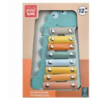 Playing Kids - Houten xylofoon - Dinosaurus - 12mnd - Muziek