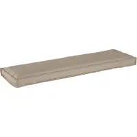 vidaXL Kussen Taupe 140 x 40 x 8 cm Oxford Stof