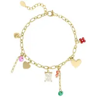 Yehwang Delightful dangles armband - goud