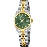 Lotus Analoog horloge '- Watch Old Money - Quartz watch movement - Watch case width: 26 mm' groen