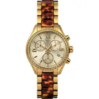 Timex Classic Premium Quartz Analog Chronograph Goud En Schildpad Case: 100% Alloy| Bracelet: 100% Alloy 38 mm TW2V74700AJ, TW2V74800AJ, TW2V74900AJ, TW2V75000AJ