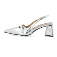 Bianco Slingpumps 'Maralyn' zilver