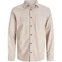 Jack & Jones Overhemd 'JJECLASSIC' beige