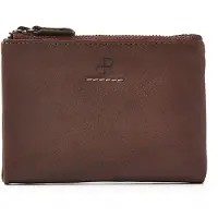 DR Amsterdam Leren Damesportemonnee met Ritsvakken en Drukknop | Unisex model | 76187