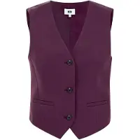 We fashion Gilet aubergine