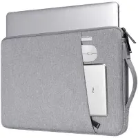 INF Laptophoes 14,1 inch/15,4 inch canvas Grey