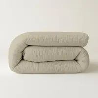 Felman 2-in-1 Mousseline Dekbed - Wasbaar Dekbed - Dekbed Zonder Overtrek - Beige - 140x200cm - Alle seizoenen