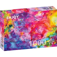 Enjoy Colourful Abstract Oil Painting Puzzel (1000 stukjes)