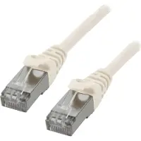 MCL Cable RJ45 Cat6 1.0 m White netwerkkabel 1 m Wit