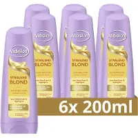Andrélon Stralend Blond conditioner - 6 x 200 ml | Conditioner van