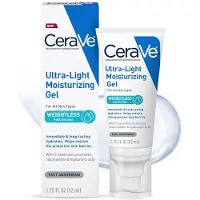 CeraVe Ultra-Light Moisturizing Gel - Niacinamide, Hyaluronic Acid