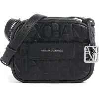 Armani Exchange Schoudertas 'LIZ PEBBLE' zwart