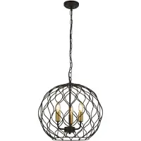 Searchlight Landelijke hanglamp Finesse 3-lichts