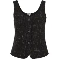 We fashion Bodywarmer zwart / wit