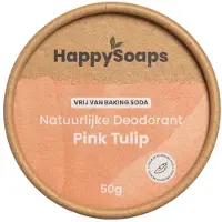 Happy Soaps Natuurlijke Deodorant - Pink Tulip 50 gram