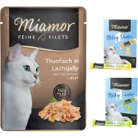 Miamor Feline Filets Tonijn en Zalm in Gelee Zak 12x100 g