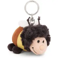 Magni Sleutelhanger Bumblebee Beelinda 9cm - geel - Pluche metgezel voor rugzak of tas, knuffelige hanger met metalen ring voor sleutelhanger & sleutelhouder | 61621