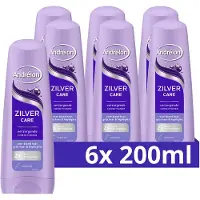Andrélon - Conditioner - Zilver Care - 6 x 200 ml