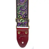 Fame Guitar Strap Psychedelic Purple - Gitaarband