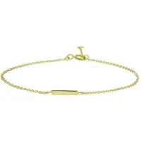 Marie-Celeste Marie Celeste armband balkje 1,1 mm 16,5 - 18,5 cm - Goud