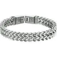 Vigor armband 10 mm 19 cm - Staal