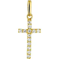 Marie-Celeste Marie Celeste hanger kruis zirkonia - Goud