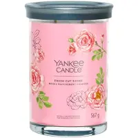 Yankee candle - Fresh Cut Roses Large Tumbler Geurkaars - 100 branduren - twee lonten
