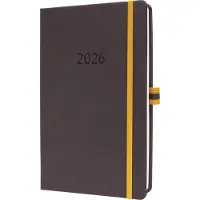 Sigel weekagenda Linescape 2026 formaat A5 donkergrijs hardcover