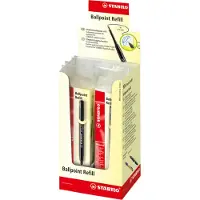Stabilo Pointball Balpen-navulling 0,5 mm Medium Zwart