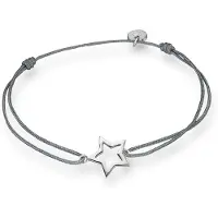 Glanzstücke Armband donkergrijs / zilver