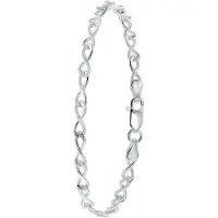 Lucardi Armband 'Basic' zilver