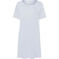 Hanro Nachthemd ' Cotton Deluxe 90cm ' lichtblauw