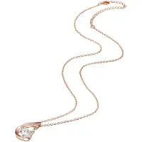 Rafaela Donata Ketting rose-goud / transparant