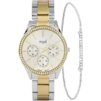 Lucardi Analoog horloge goud / zilver / wit
