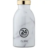 24Bottles Drinkfles 'Clima' goud / grijs / wit