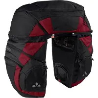 Vaude Karakorum Pro - 3-delige Achterfietstassenset - 68 l - Zwart/Rood