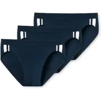 Schiesser Slip 'Rio' donkerblauw / wit