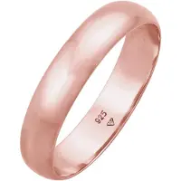 Elli - Elli Ringen Dames Basis Band Ring Klassiek in 925 Sterling Zilver