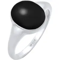 Elli Ring zwart / zilver
