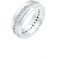 Elli Ring zilver / transparant