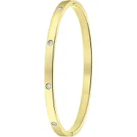 Lucardi Armband goud / transparant