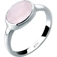Elli Ring rosa / zilver