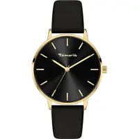 Tamaris Analoog horloge goud / zwart
