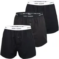 Happy Shorts Boxershorts zwart / wit