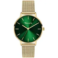Tamaris Analoog horloge goud / donkergroen