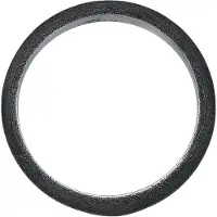 KUZZOI Ring zwart / zilver