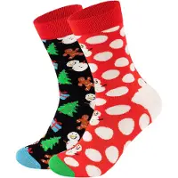 Happy socks Sokken groen / rood / zwart / wit
